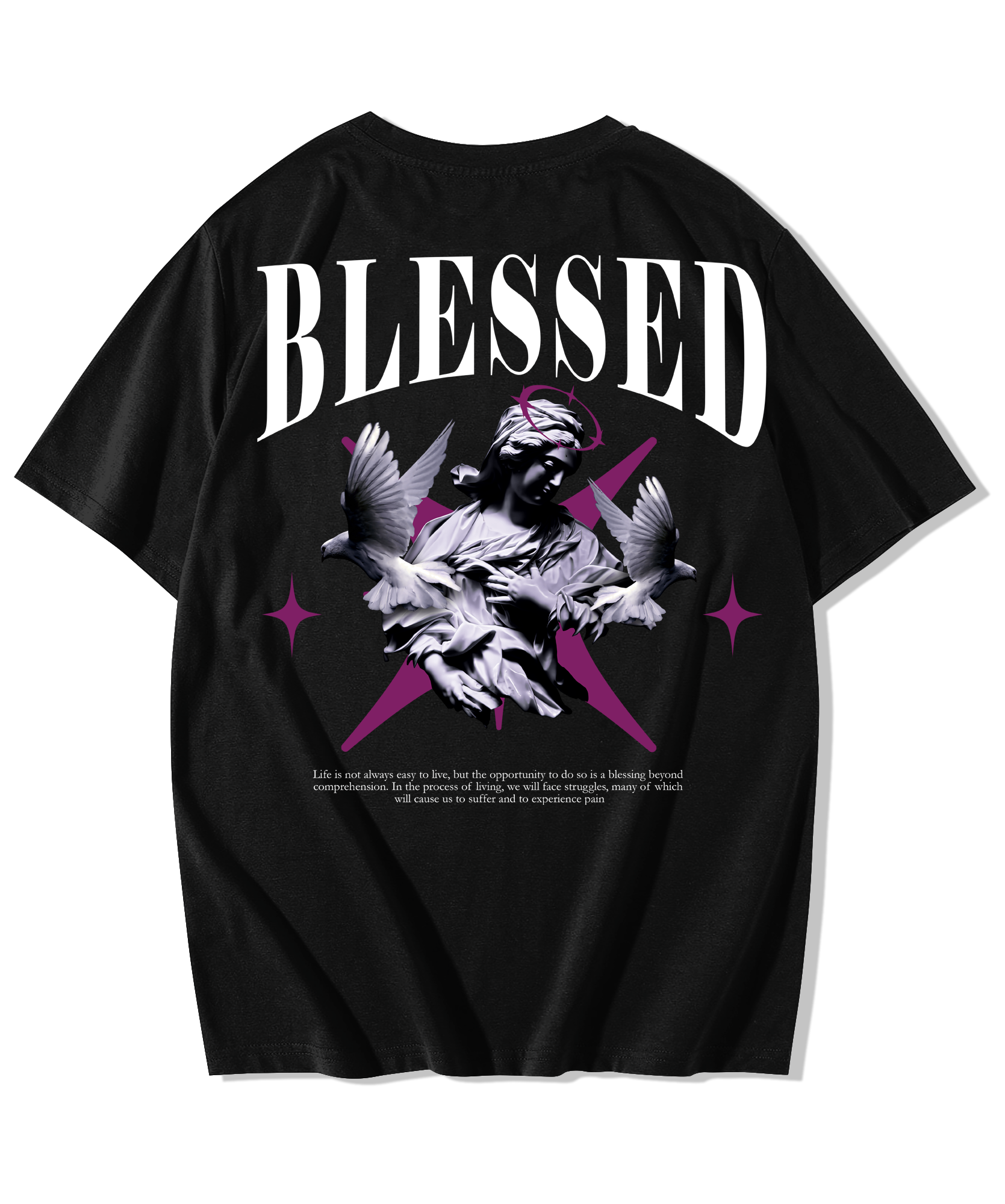 Alfaq Blessed Oversized T-Shirt - Alfaq